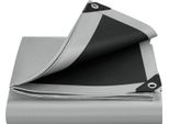 Telone Per Mobili Da Giardino - Telone In Pe Con Occhielli - Impermeabile - Resistente Agli Strappi - Resistente Ai Raggi Uv - 210X140X80 Cm - Nero