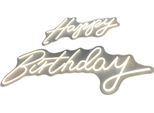 Inf Insegna Al Neon Led "Buon Compleanno"" - 42X32Cm Luce Acrilica Per Feste"
