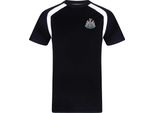 Newcastle United Fc - Maglietta "Elanga 20"" Da Ragazzo, Poliestere GF429 (146) (Nero)"
