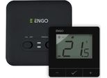 Engo Controls | Termoregolatore Wlan E20I-B - Nero - Controllo Intelligente - Programmabile E Wireless