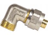 Ape | Angolo In Ottone 1/2"×16 - Nichelato - Durevole - Impermeabile - Per Installazioni In Alluminio Pex"