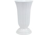 Elegante Vaso Da Tavolo Con Struttura Scanalata Per Composizioni Floreali