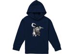 Moana - Felpa Con Cappuccio Per Bambini TV22963 (128) (Navy)