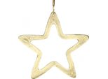 Decorazione Natalizia A Stella In Metallo Da Appendere E Disegnare