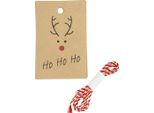 Etichette Regalo Di Natale Renna Kit Artigianale Decorazione Fai Da Te