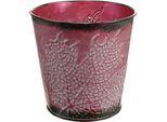 Vaso Per Piante In Metallo Autunnale Con Decorazione Di Foglie Per Decorazioni Da Tavolo Eleganti