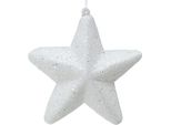 Stella Decorativa Con Mica Da Appendere Per Le Decorazioni Natalizie