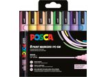 Posca 182556 Posca Marker Uni PC-5M 8Er Etui Pastell