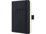 Sigel C2607 Sigel Conceptum 2025/2026 Calendario Tascabile, Din A6, Nero