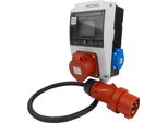 Quadro Di Distribuzione A Parete Xs 16A 2X230V IP44 Quadro Di Distribuzione Di Energia Con Timer Astronomico Completamente Cablato Doktorvolt DV-5329-D