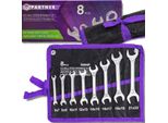 Partner Set Di 8 Chiavi Aperte 6 - 22 Mm In Tessuto