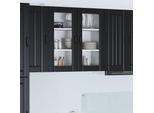 Vidaxl Mobiletto Da Cucina Nero 80 X 31 X 80 Cm In Legno
