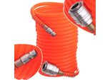 Tubo Flessibile A Spirale Da 10 M 5X8 Mm 8 Bar Con Raccordi