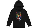 Avengers Assemble - Felpa Con Cappuccio Per Bambini, Trio TV23435 (116) (Nero)