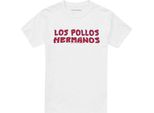 Breaking Bad - Maglietta "Los Pollos Hermanos"" Per Uomini/Donne Unisex TV28054 (4XL) (Bianco)"