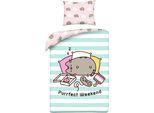 Biancheria Da Letto In Cotone 160X200 Pusheen Kitten Per Bambini