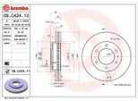 2X Disco Freno Brembo 09.C424.11 Per Ford Ranger (Tke) 61Mm 302Mm