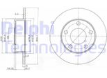 2X Disco Freno Delphi BG3381 Per Vw Passat Variant (3B6) Passat Variant (3B5)
