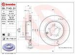 2X Brembo Disco Freno 09.7143.31 Per Mitsubishi Lancer Vi Sedan (Cj_ Cp_)