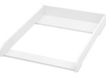 Fasciatoio - Per Cassettiera - Legno Con Pannelli Laterali - 60 X 10,5 X 80 Cm - Da Assemblare - Bianco