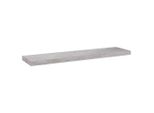 Vidaxl Scaffale Galleggiante Grigio Cemento 90X23,5X3,8 Cm Mdf