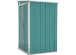 Vidaxl Capannone Verde 118X100X178 Cm Acciaio Zincato
