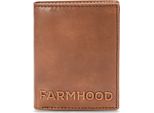 Farmhood Pelle Portafoglio Nashville Wallet Brown Marrone