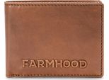 Farmhood Pelle Portafoglio Nashville Wallet Brown 2 Marrone