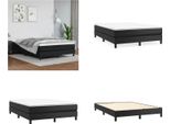 Vidaxl Letto Boxspring Nero 140X190 Cm In Pelle Finta - Letto Boxspring - Boxspringbetten - Bett - SchlafzimmermöBel