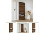 The Living Store Scarpiera Look Rovere Marrone 59X17X169 Cm Materiale In Legno