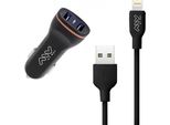 Myway Caricabatterie Con Cavo Lightning 2.1A Trasparente, Nero Taglia Unica / Spina Ue 220V Trasparente, Nero Taglia Unica