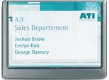 Durable Targa Fuori Porta Click Sign 149X105,5 Mm, Grigio Scuro, 486137