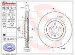 2X Disco Freno Brembo 09.N316.11 Per Opel Insignia Caravan Insignia Cc 45Mm