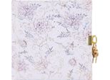 Agenda Goldbuch Hybrid Heritage Lilla 16,5X16,5 Cm 96 Pagine Bianche
