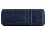 Asciugamano In Spugna Di Cotone Con Bordo Glory 30X50 Blu Navy