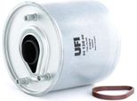Filtro Carburante Ufi 24.128.00 Per Ford Fiesta Mk6 Hatchback (JA8, JR8) Elemento Filtrante