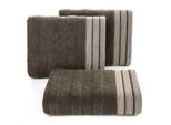 Asciugamano In Cotone Con Bordo Jacquard Pati 50X90 Marrone