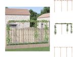 Vidaxl Pergola In Bambù 385X40X205 Cm - Archi Di Rose, Graticci E Pergole