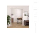Vidaxl Porta Scorrevole Esg In Vetro E Alluminio Opaco 76X205 Cm Bianco - Porte D'ingresso