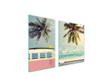 Piastre Copri Fornelli 2 Pezzi 100X52 Ceramica Copri Piano Cottura Vetro Tagliere Auto Spiaggia