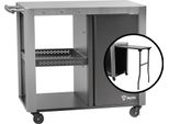 Carrello Per Barbecue Bbq-Toro 95 X 50 X 80 Cm, Tavolo Da Barbecue Argentato Con Ampia Superficie Di Lavoro, Tavolo Da Portata Per Barbecue
