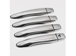 Maniglie Cromate In Acciaio Inox Senza Ikey Per Nissan Kadjar Qashqai J11#11/2013
