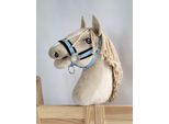 Hobby Horse A3 Cavezza Regolabile Blu Con Pelo Nero