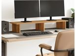 Vidaxl Supporto Per Monitor Artisan Oak 100X27X15 Cm Materiale A Base Di Legno