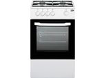 Beko CSG42001FW Küchenherd Freistehender Herd Gas Gaskochfeld Weiß