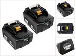 2X 18V 6,0Ah Akku Batterie FüR Makita BL1850 BL1815 BL1815N BL1820 BL1820B BL1830 BL1830B BL1835 BL1840 BL1840B BL1845 BL1850B BL1860 BL1860B BL1860B LXT400