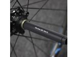 Adattatore Per Bicicletta, Lega Di Alluminio, Nero, Da 15 Mm A 12 Mm, Per Assi Passanti E Sganci Rapidi