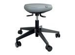 Sgabello Attivo Leitz Ergo Con Rotelle E Sedile Comfort Oscillante