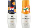 Set Con 2 Concentrati, Sciroppi Per Acqua. Sodastream Pepsi Max Mango + Mirinda