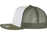 Flexfit - Cappello Trucker Per Uomo/Donna Unisex PC5720 (Taglia Unica) (Verde Oliva/Bianco/Loden)